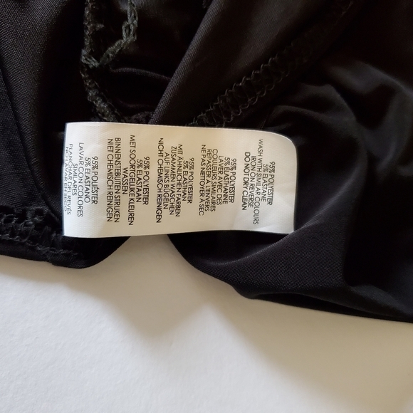 Nasty Gal Black V-Neck Bodysuit Sz 8 - Picture 6 of 12